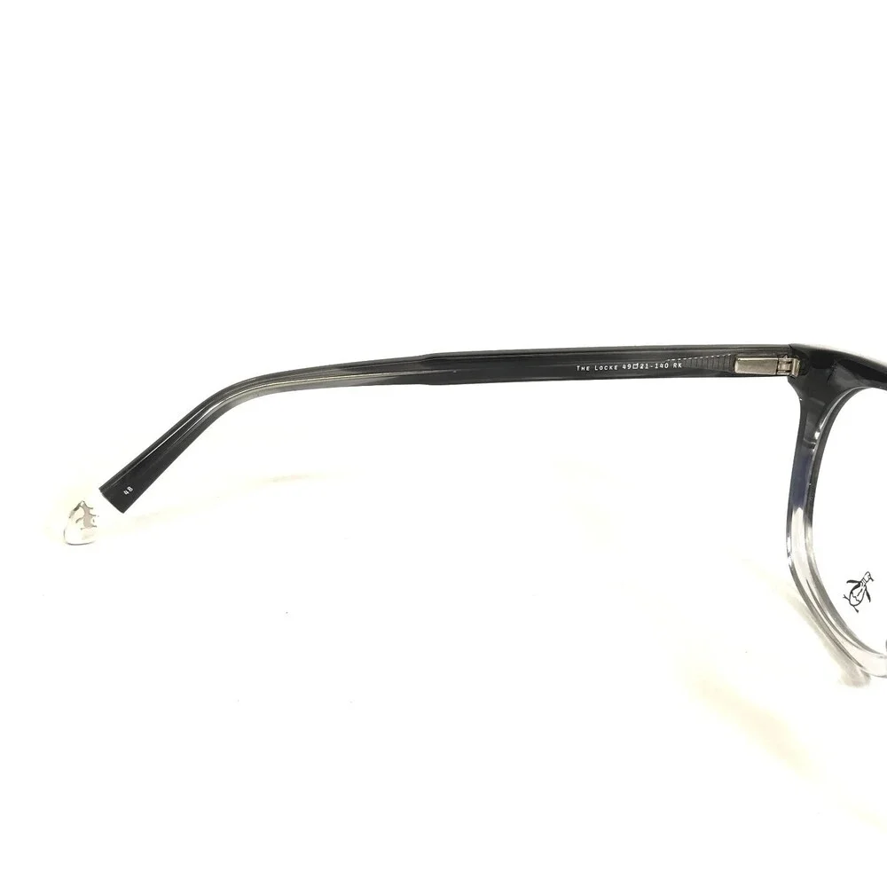 Penguin Eyeglasses Frames THE LOCKE RK Black Gray Arnel Johnny Depp 49-21-140